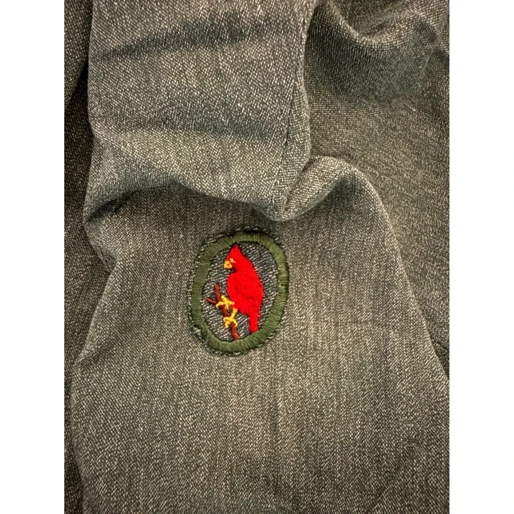 Vintage‎ Girl Scout Uniform Dress Patches Emblems Green Girls Kids Costume